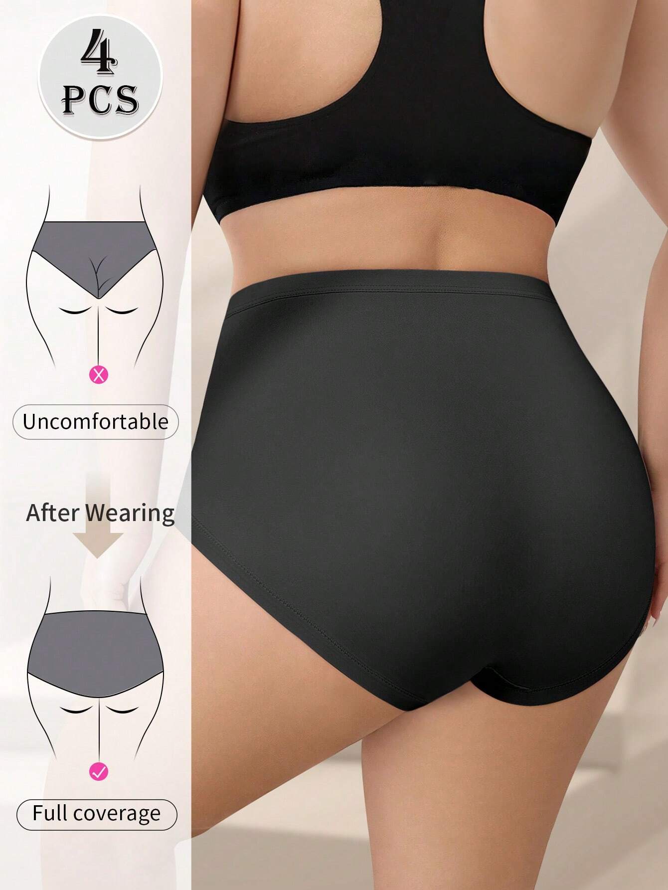 Florya Sculpt High-Waist Rose Mesh Briefs
