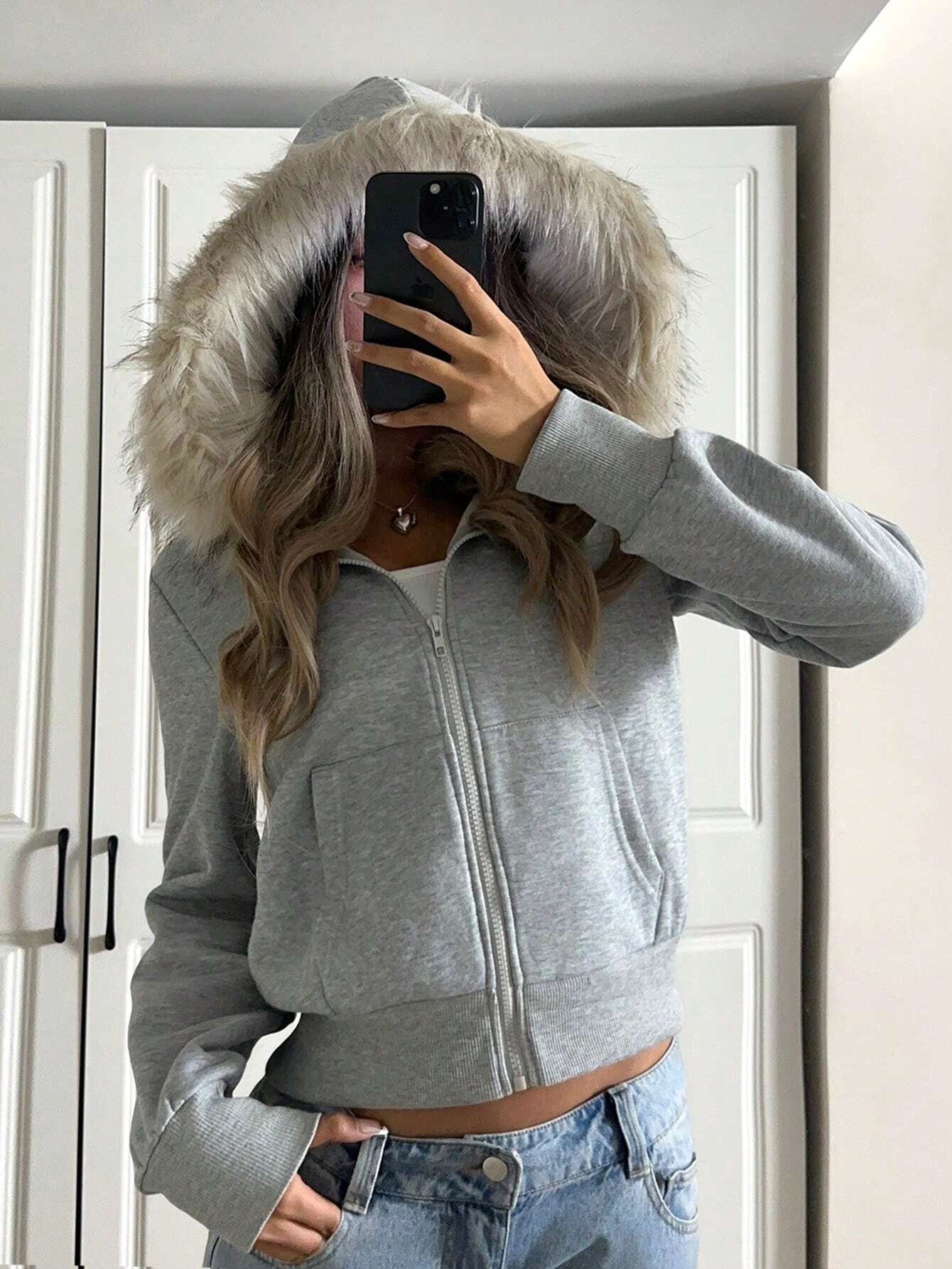 Women Casual Zip Up Sweatshirt
