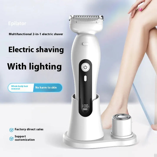 2 in 1 Electric Women Shaving With Lighting | Upgraded Version