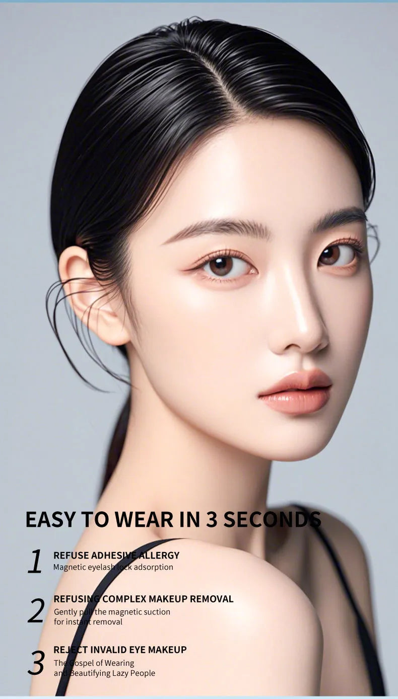 Original Korean Magnetic Eyelashes | Wasado