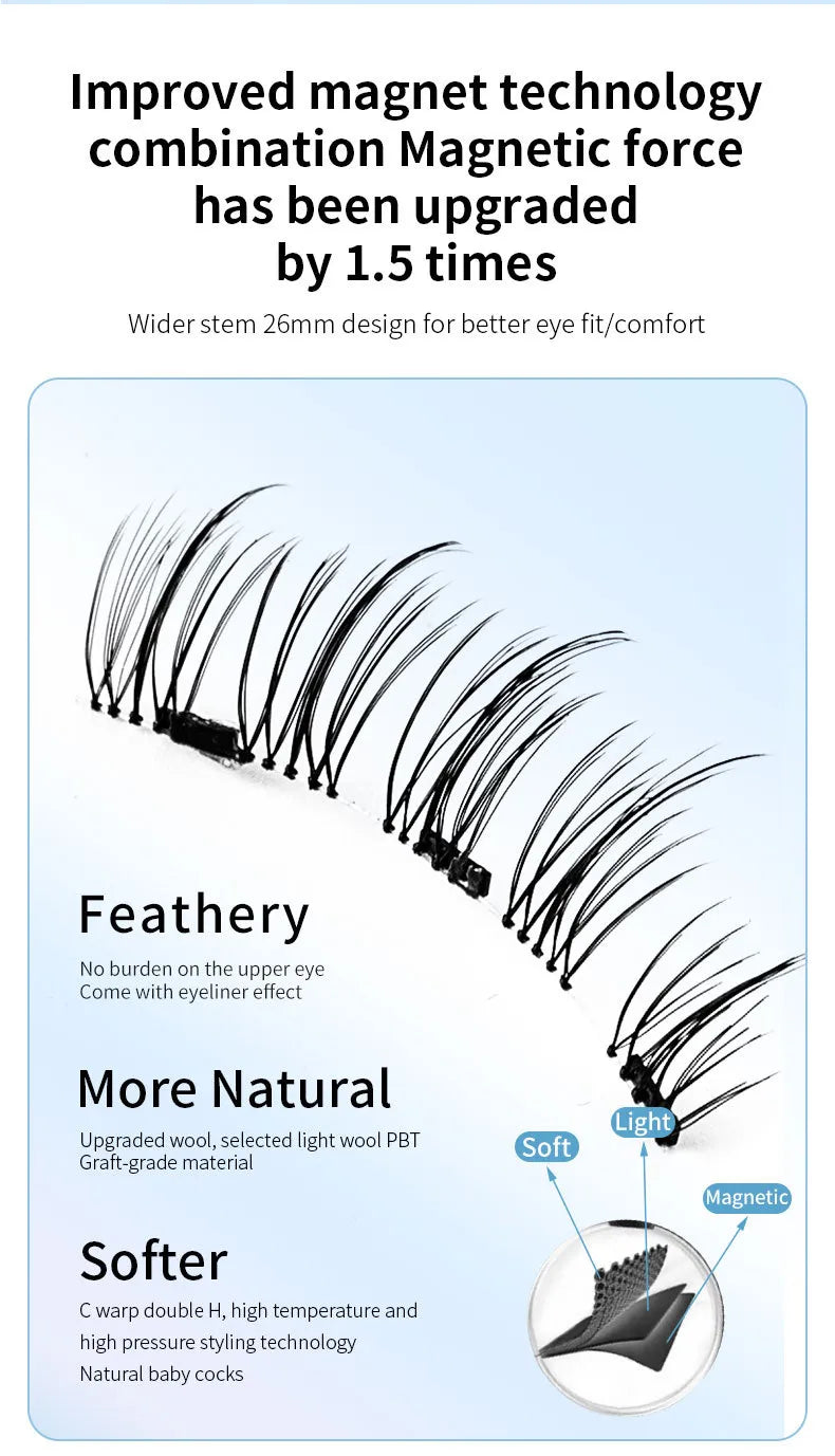 Original Korean Magnetic Eyelashes | Wasado