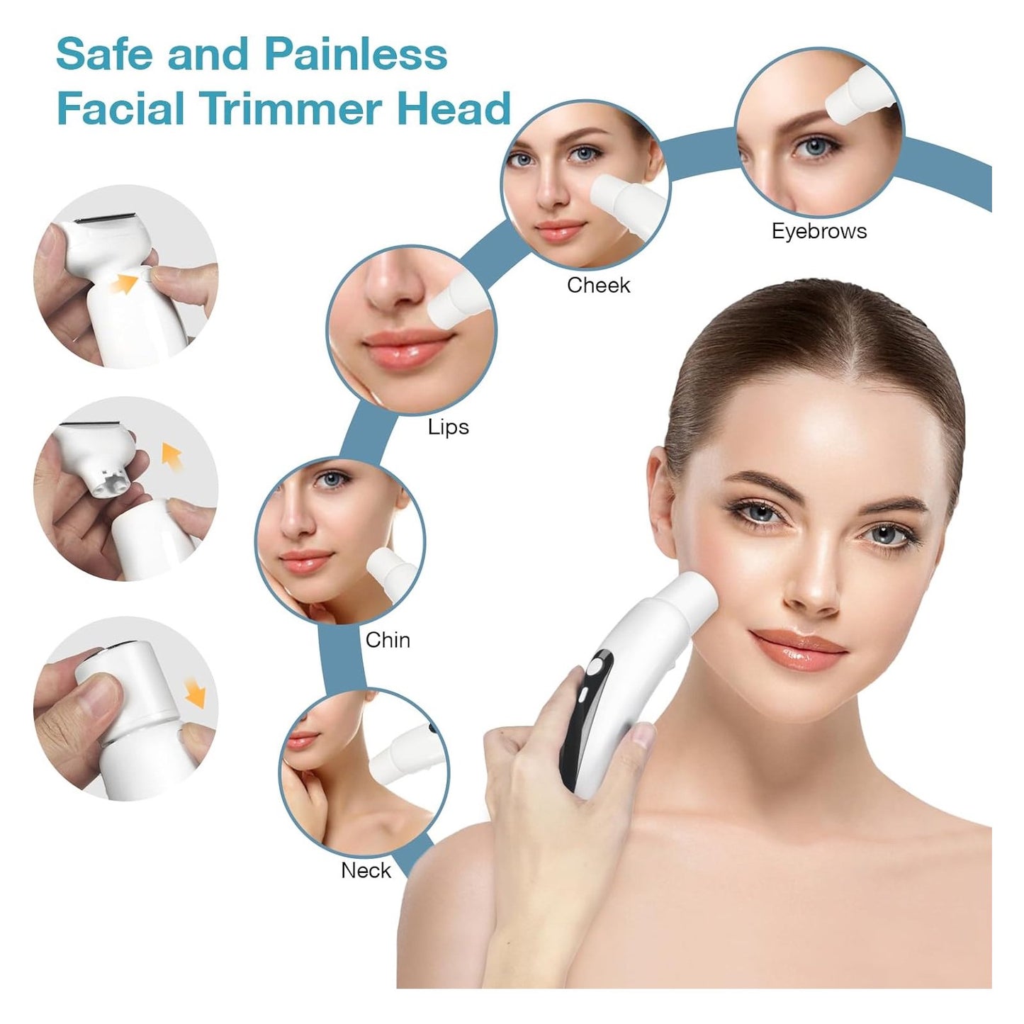 2 in 1 Electric Women Shaving With Lighting | Upgraded Version