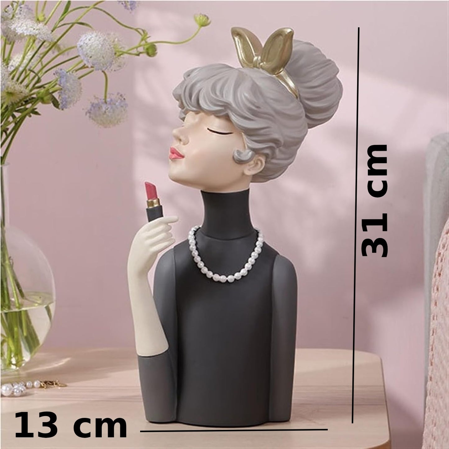 DADINE4U™ HANDMADE GIRL STATUE DECORATION