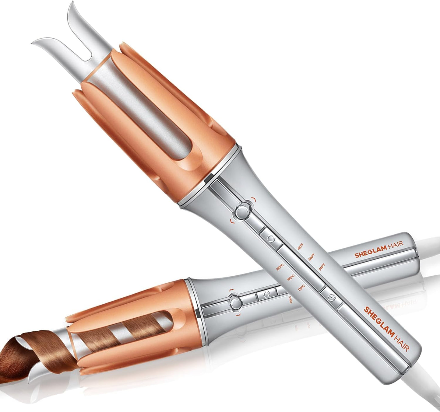 Professional Auto Rotating Curling Iron - 2 Way Rotation