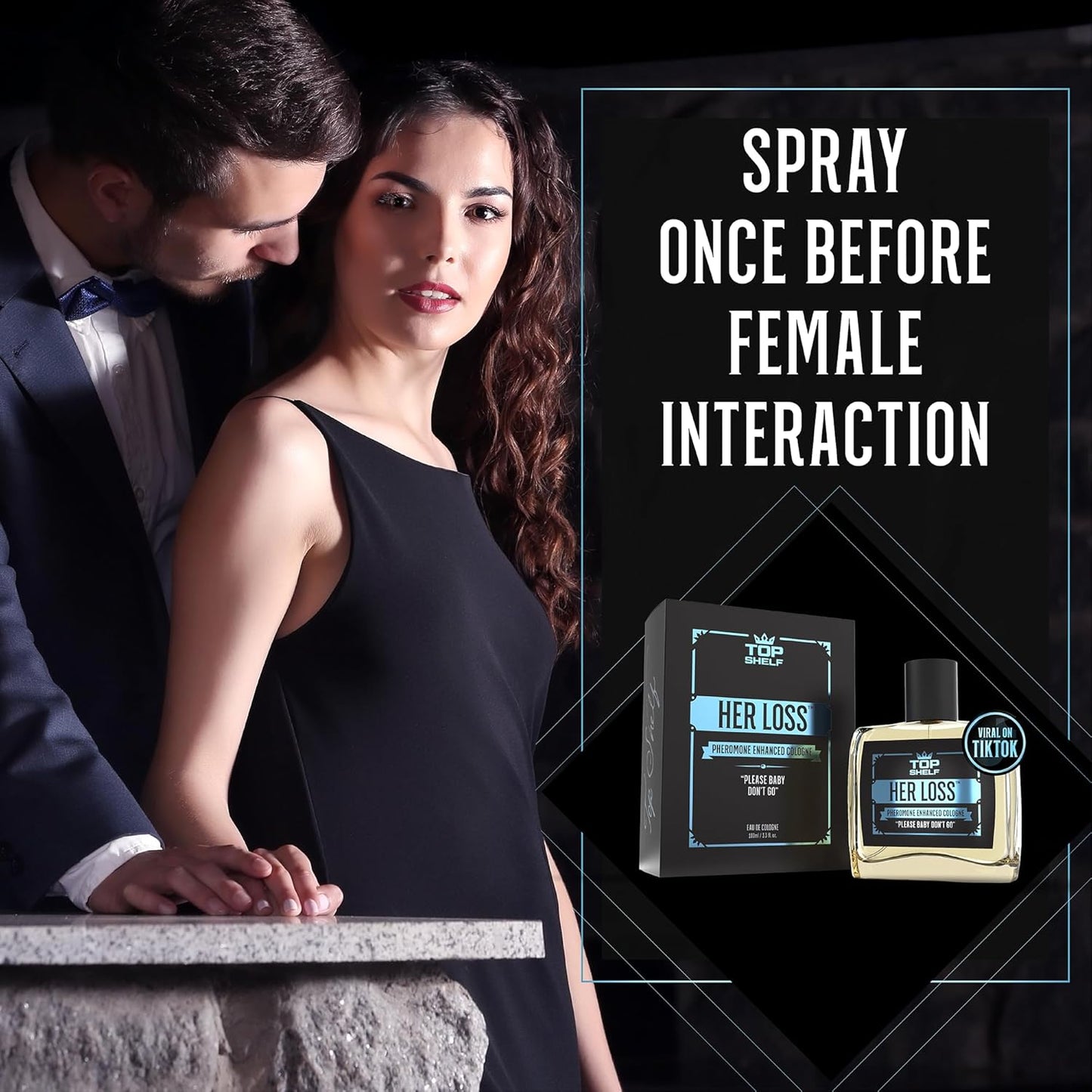 Her Loss - Pheromone Cologne for Men | Raw Attraction & Confidence