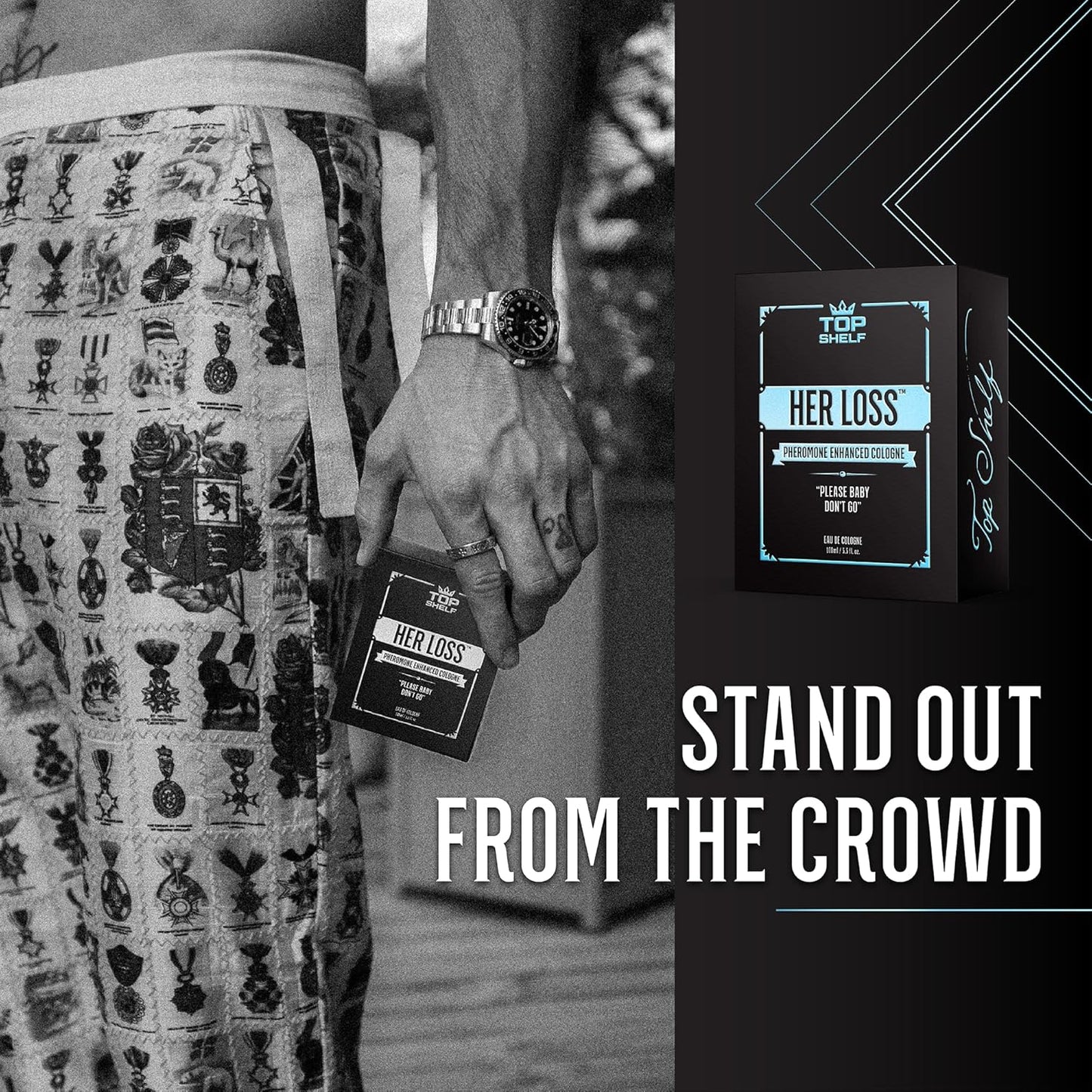 Her Loss - Pheromone Cologne for Men | Raw Attraction & Confidence