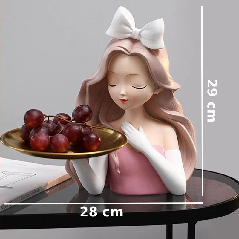 DADINE4U™ HANDMADE GIRL STATUE DECORATION