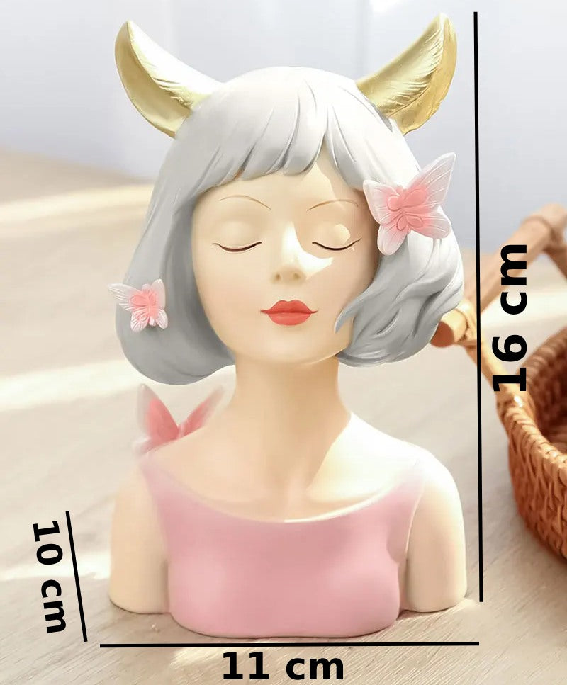 DADINE4U™ HANDMADE GIRL STATUE DECORATION