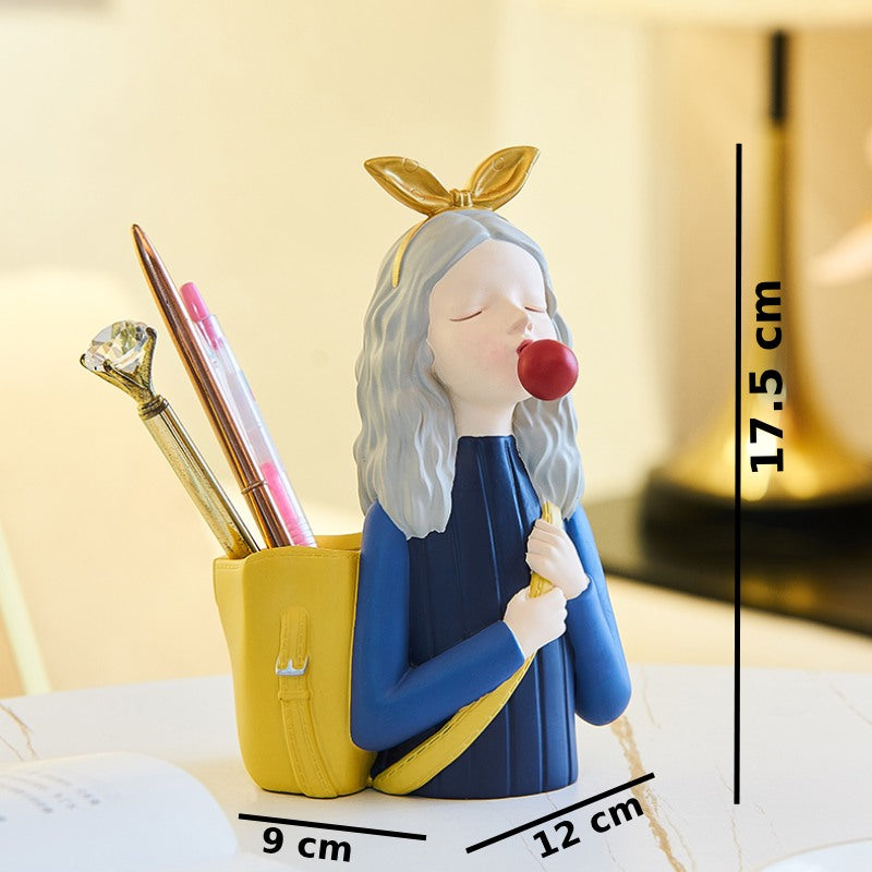 DADINE4U™ HANDMADE GIRL STATUE DECORATION