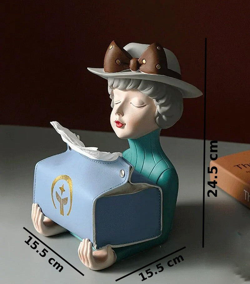 DADINE4U™ HANDMADE GIRL STATUE DECORATION