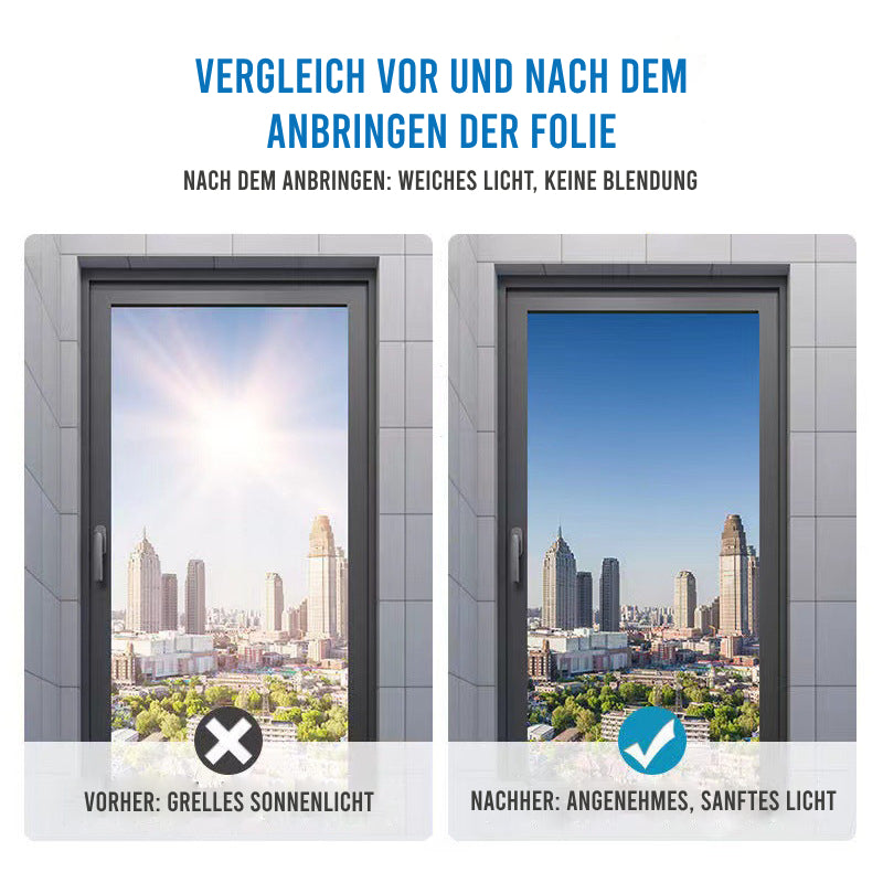 Einseitige Sichtschutz-Fensterfolie