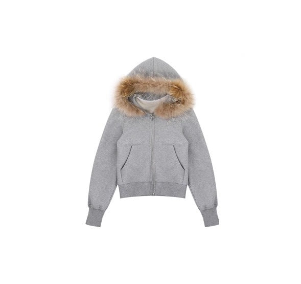 Women Casual Zip Up Sweatshirt