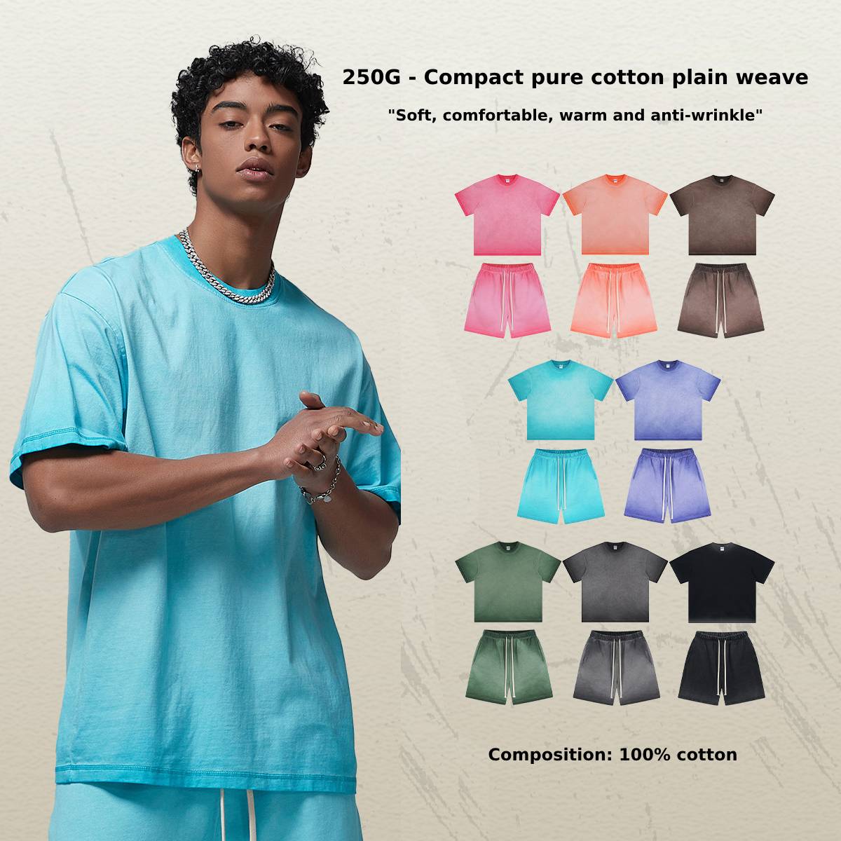Oversize Unisex Washed Reverse Color Old Washed - New Retro Collection 2025