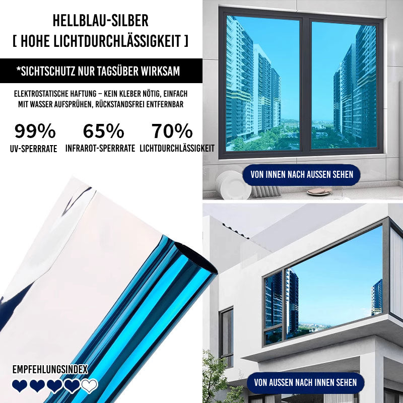 Einseitige Sichtschutz-Fensterfolie