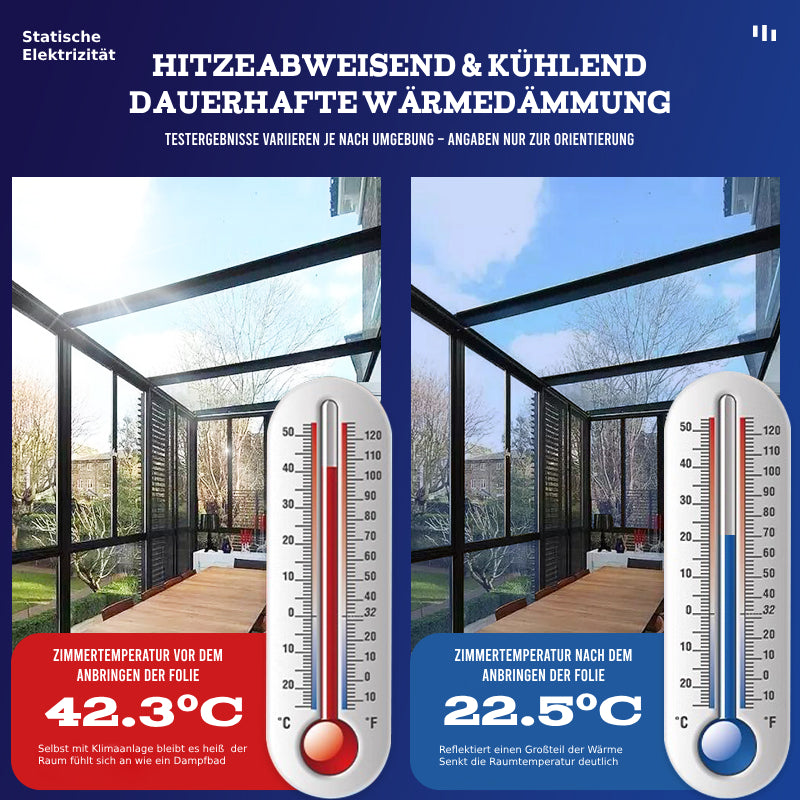 Einseitige Sichtschutz-Fensterfolie