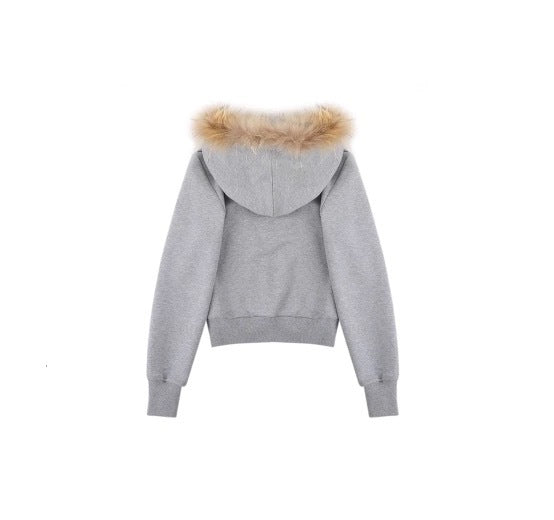 Women Casual Zip Up Sweatshirt