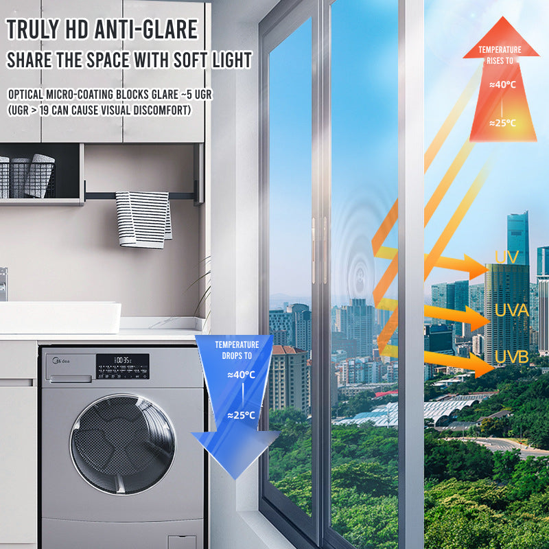 One-way Privacy Window Film - 16.4ft Roll (5m)