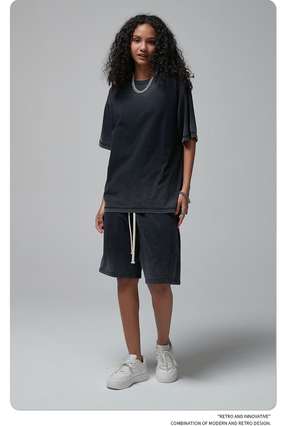 Oversize Unisex Washed Reverse Color Old Washed - New Retro Collection 2025