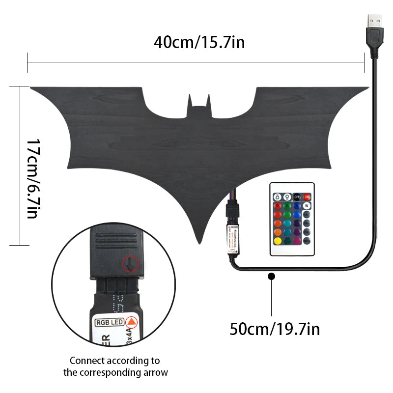 DADINE4U™ LED BAT WALL LAMP