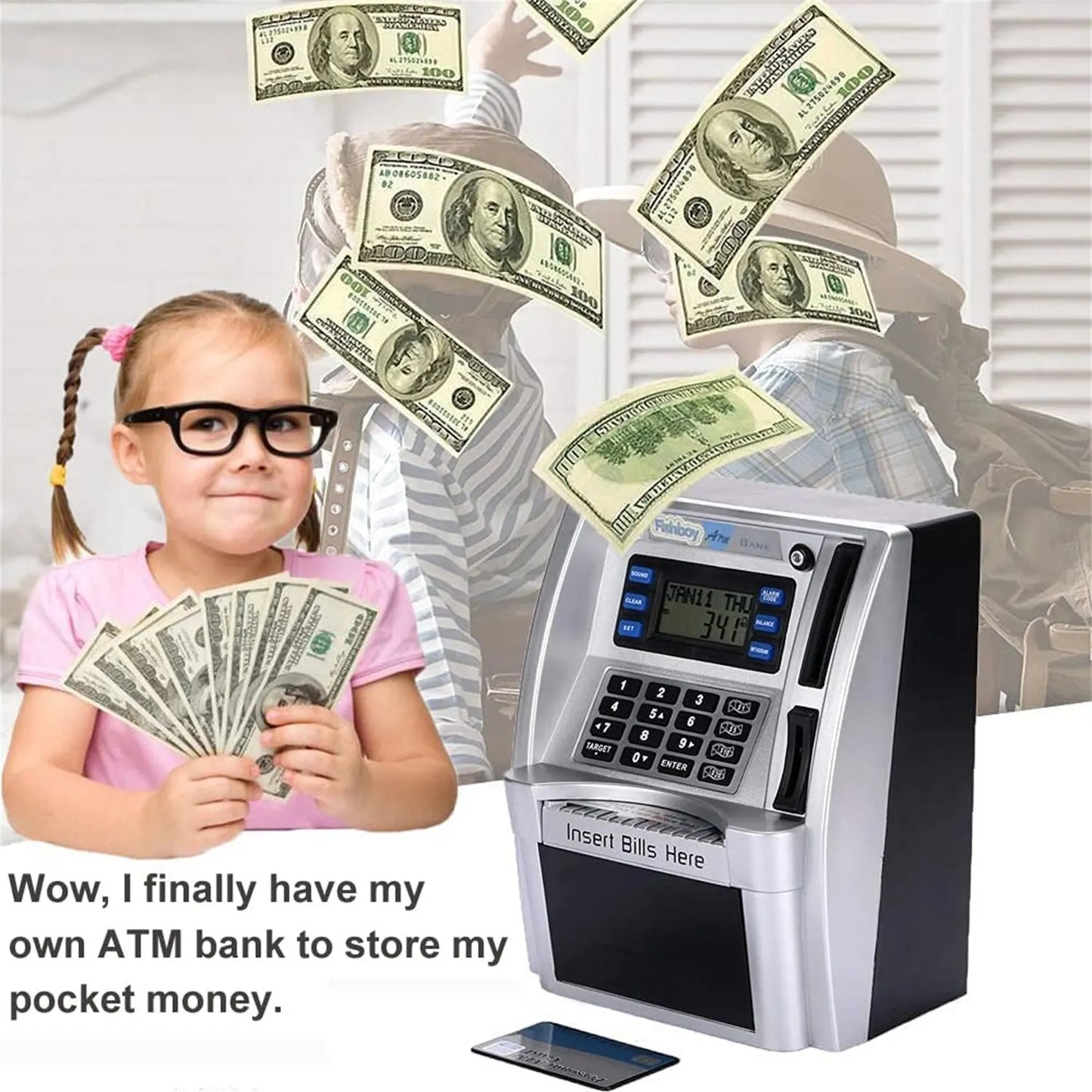 DADINE4U™ NEW ATM ELECTRONIC PIGGY BANK
