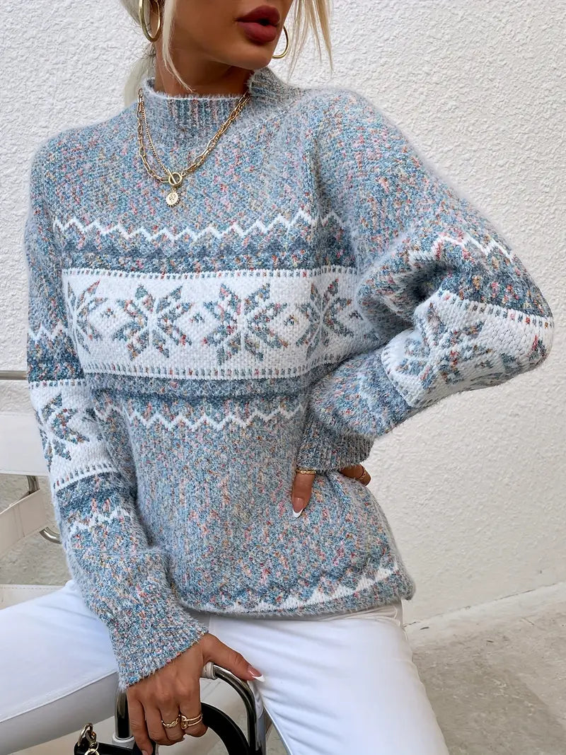 Frosted Snowflake Sweater