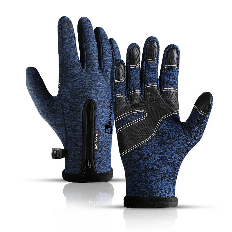 Winter Gloves | Waterproof | Thermal Fleece Lined | Resistant Touch Screen | Non-slip Riding