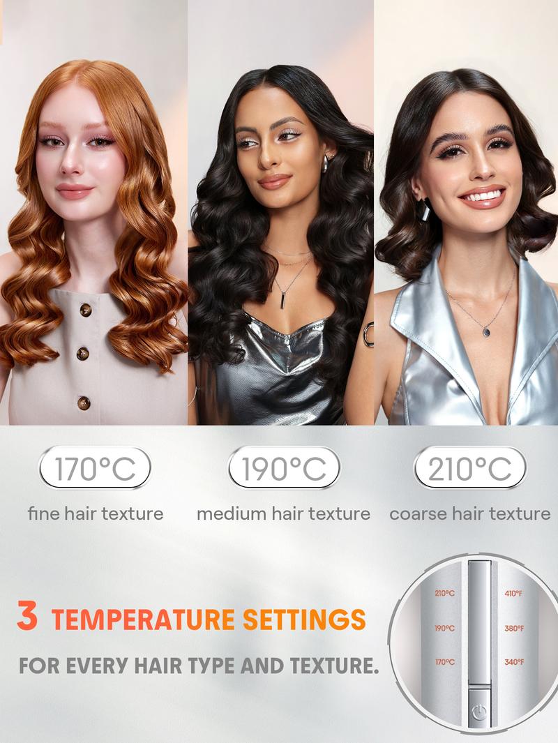 Professional Auto Rotating Curling Iron - 2 Way Rotation