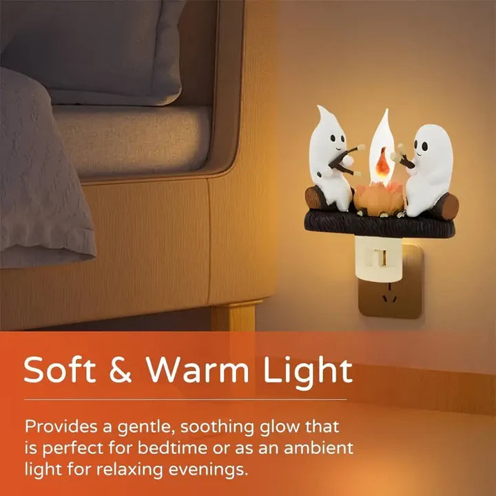 Ghostly Campfire Duo Nightlight
