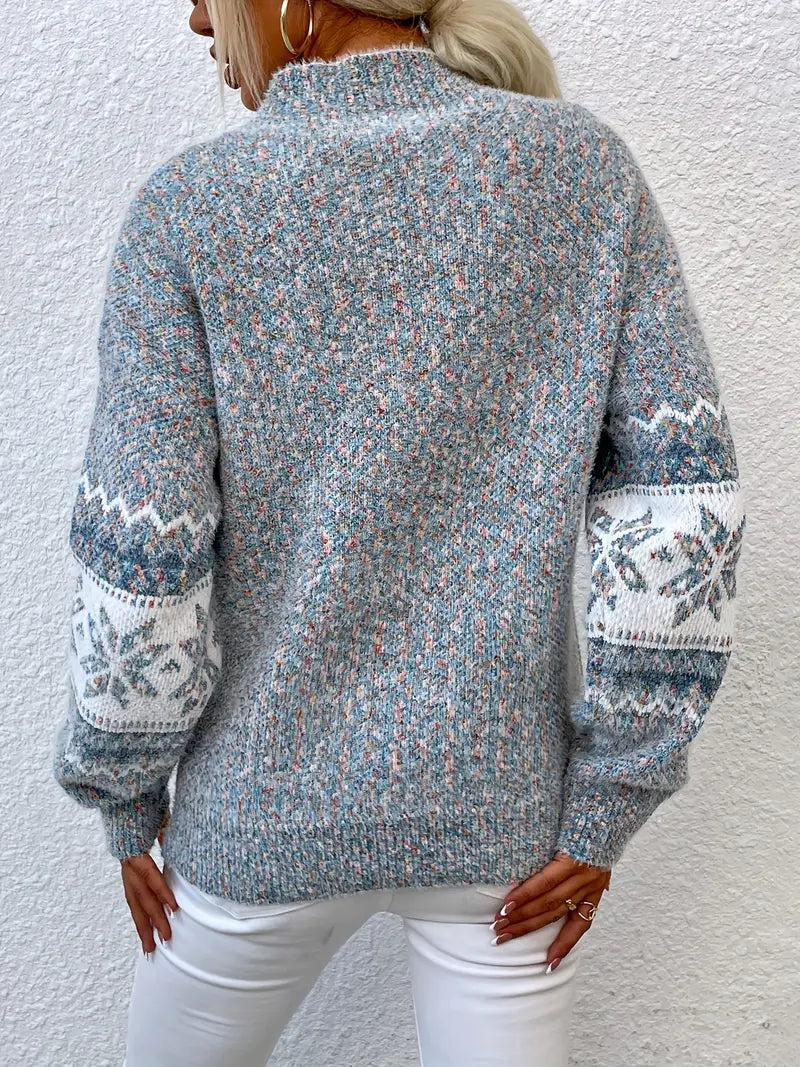 Frosted Snowflake Sweater