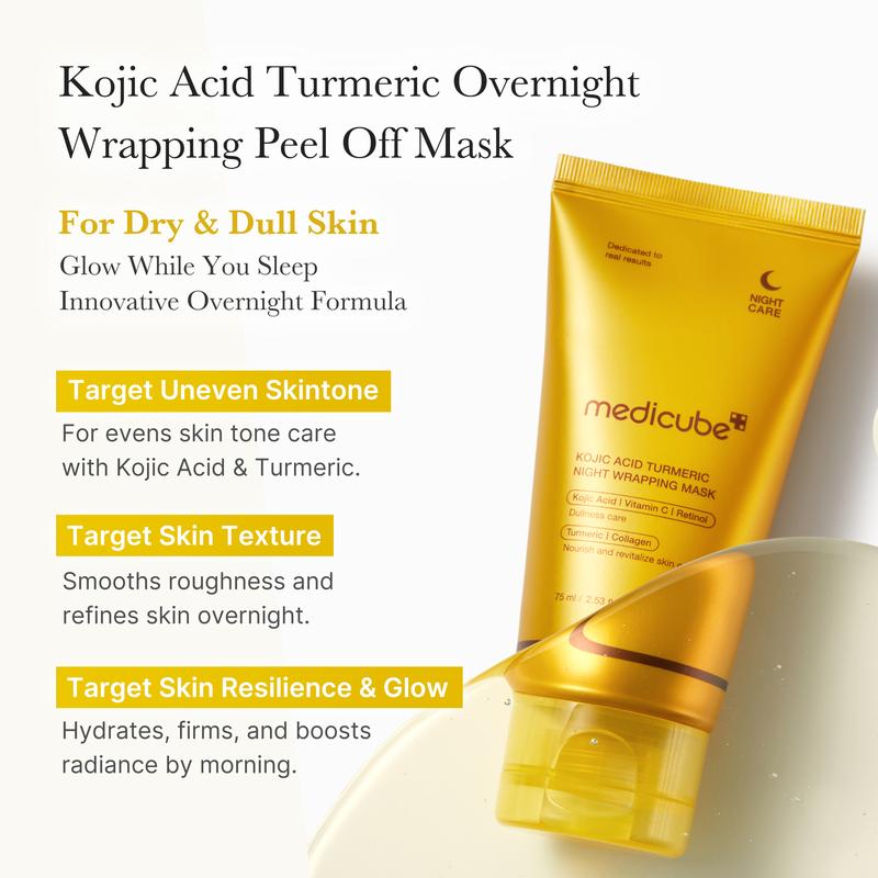 medicube Official - Kojic Acid Turmeric Night Wrapping Mask