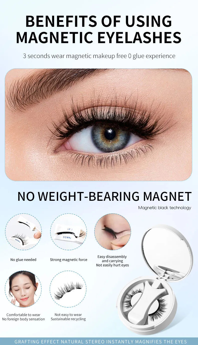 Original Korean Magnetic Eyelashes | Wasado