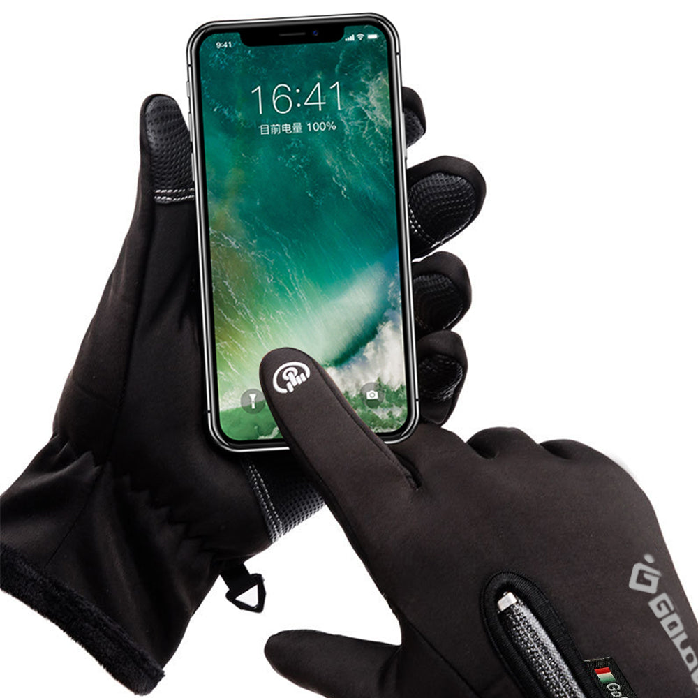 Winter Gloves | Waterproof | Thermal Fleece Lined | Resistant Touch Screen | Non-slip Riding