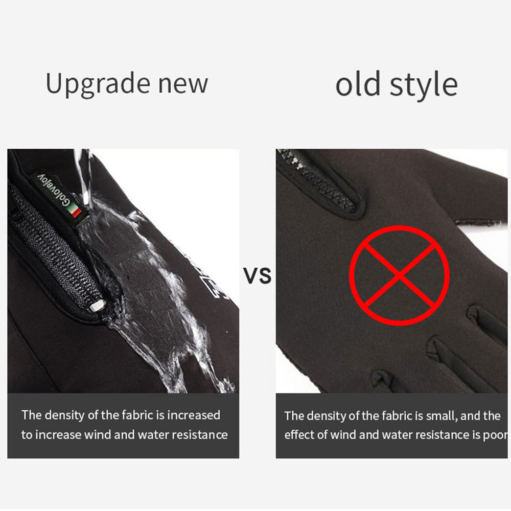 Winter Gloves | Waterproof | Thermal Fleece Lined | Resistant Touch Screen | Non-slip Riding