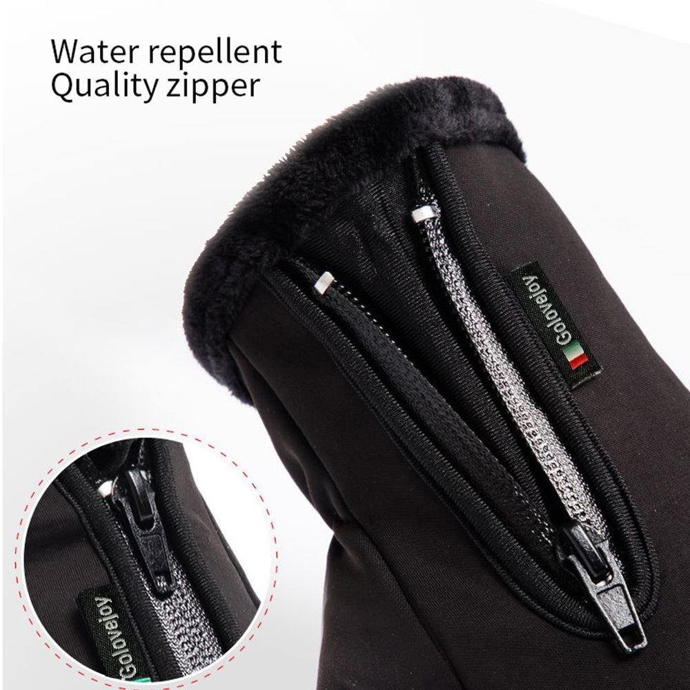 Winter Gloves | Waterproof | Thermal Fleece Lined | Resistant Touch Screen | Non-slip Riding