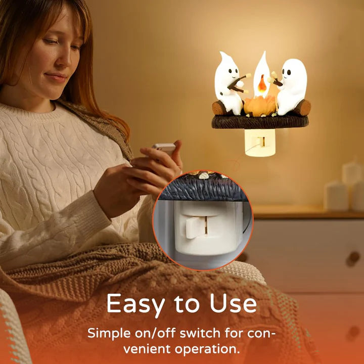 Ghostly Campfire Duo Nightlight