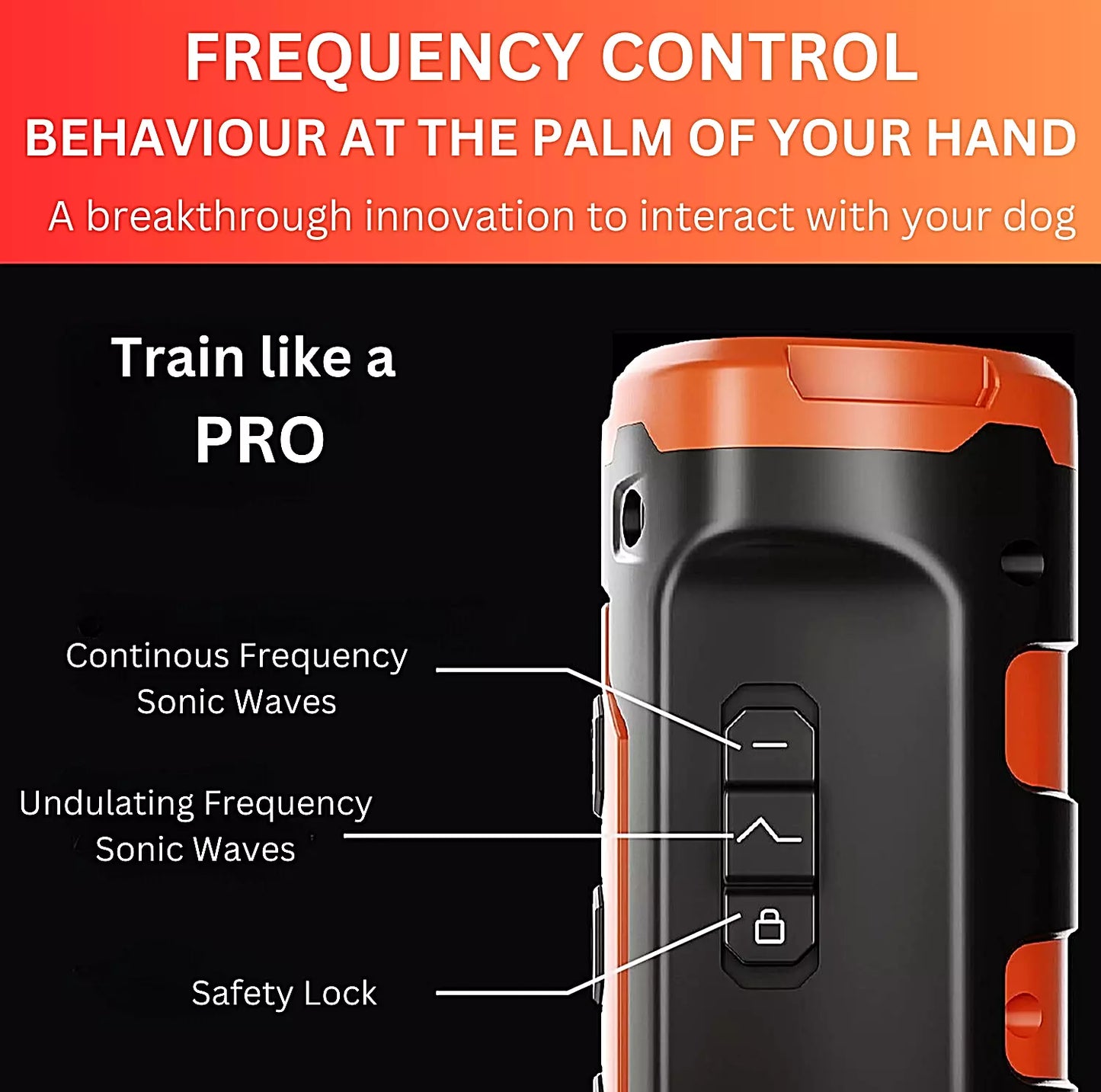 2025 Anti Barking Device for Dogs with LED Flashlight
