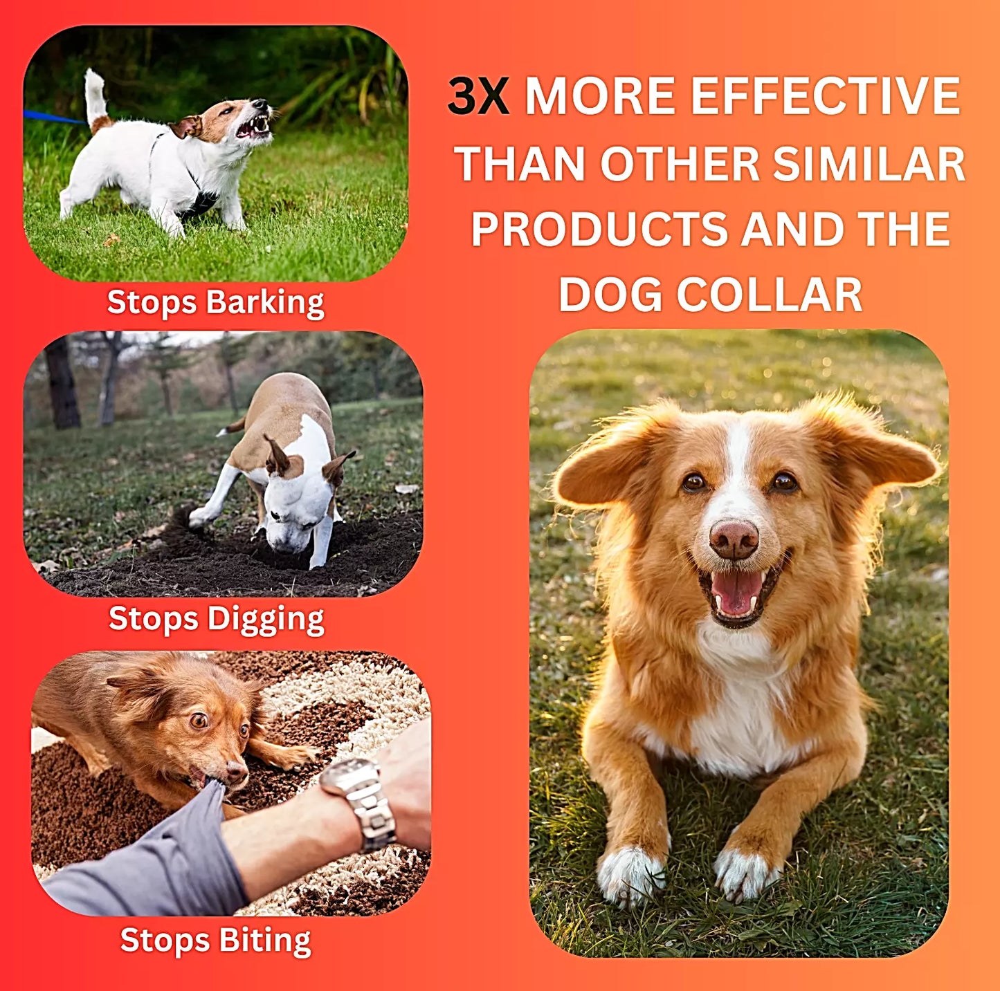 2025 Anti Barking Device for Dogs with LED Flashlight