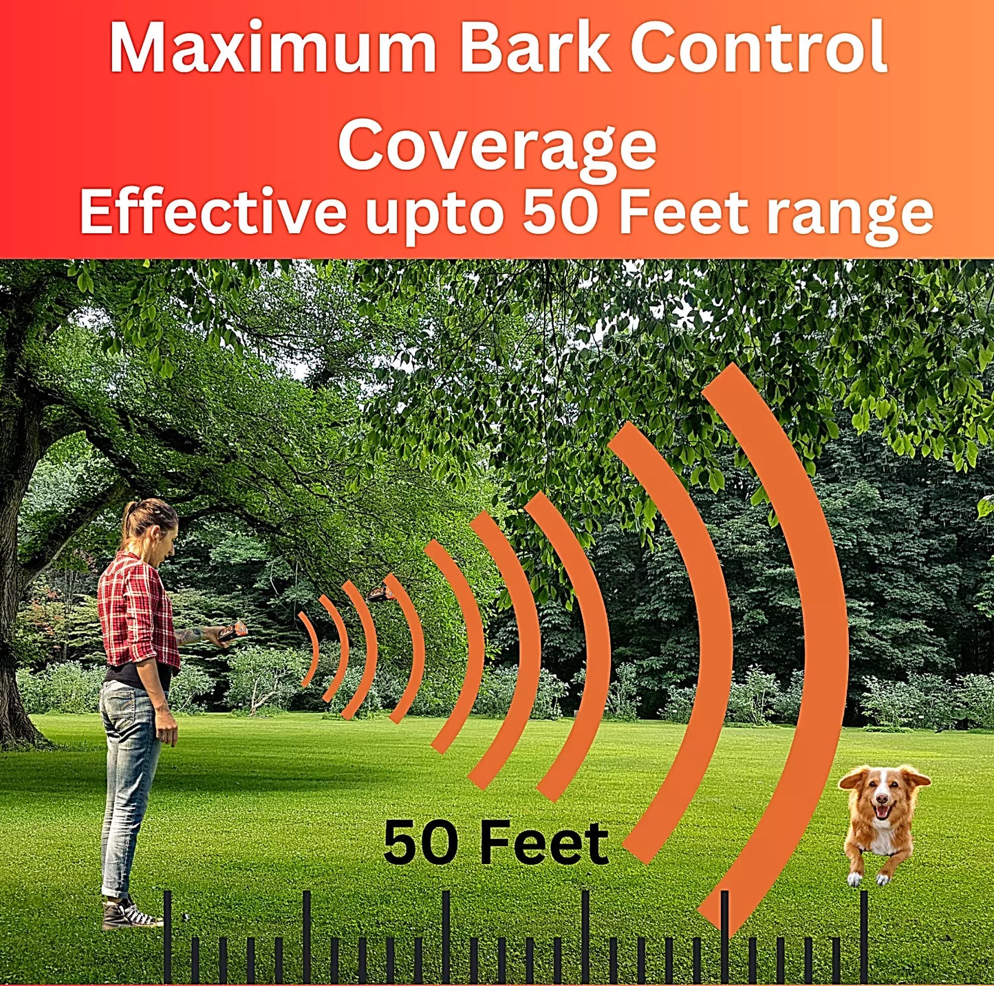 2025 Anti Barking Device for Dogs with LED Flashlight