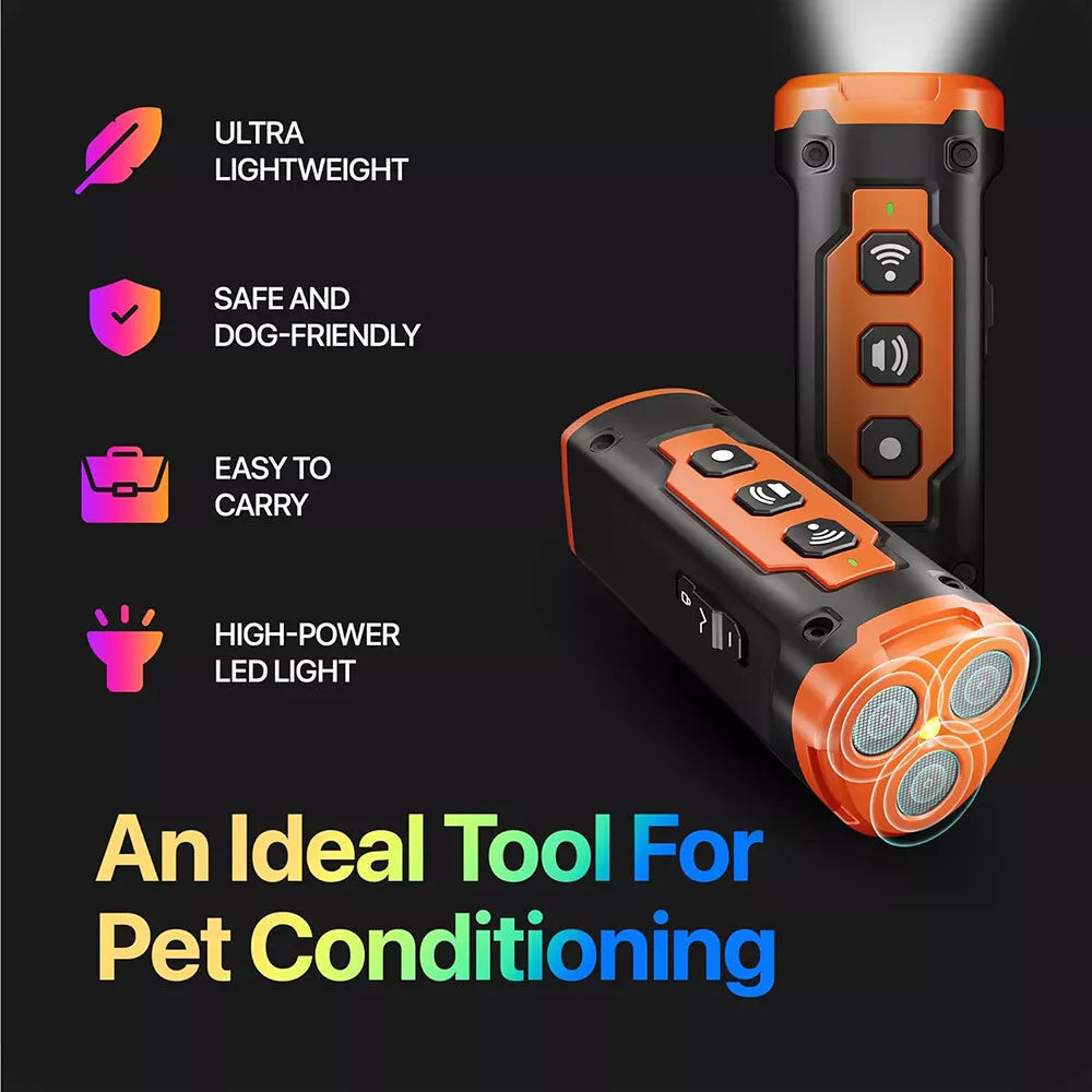 2025 Anti Barking Device for Dogs with LED Flashlight